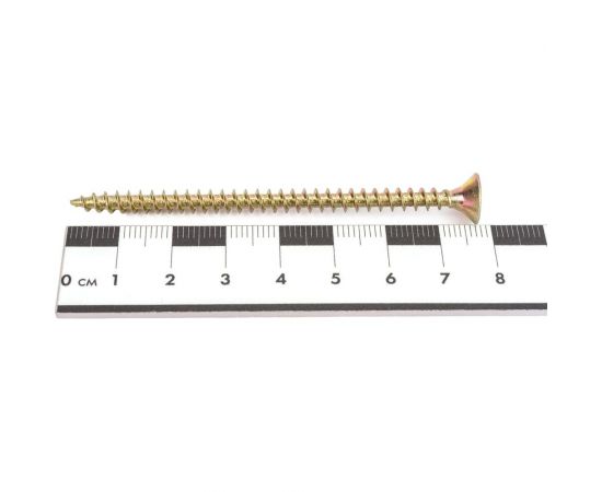 Саморез Tech-Krep ШУж 5,0х80 потайная головка 5 шт, пакет 102514 – изображение 2