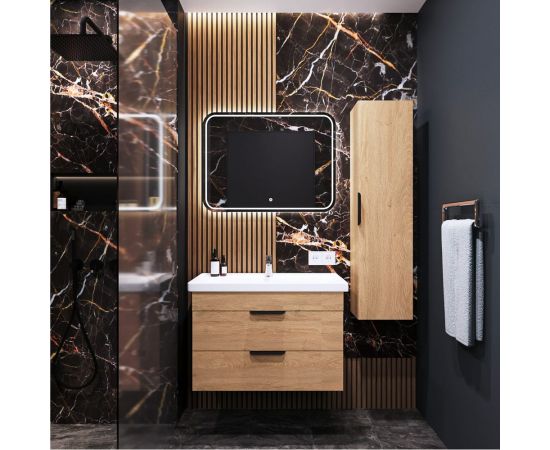 Тумба с раковиной IKA Alta 80 подвесная 815x455x540 Дуб каменный 4657784358009 – изображение 9