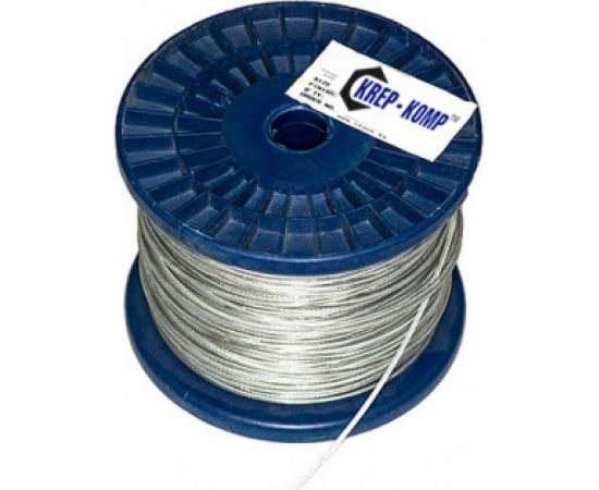 Трос в оплётке ПВХ КРЕП-КОМП 2мм/4мм 250м тп24 