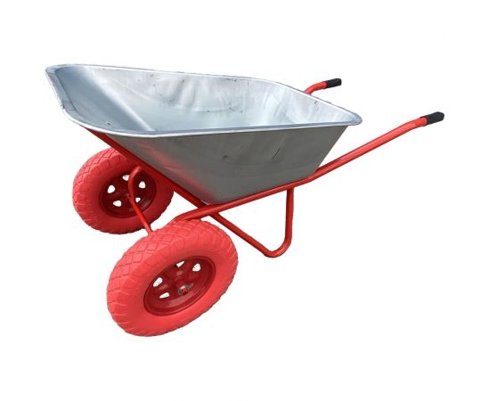 Строительная тачка SevenBerg 110 л, на 2-х литых ПУ колесах 4687203268466 