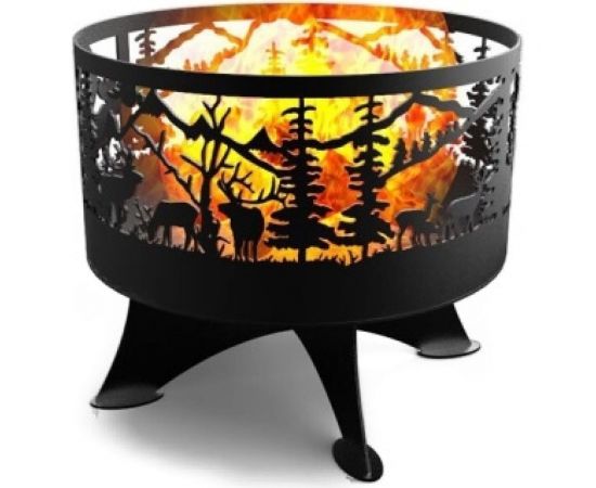 Костровая чаша ПРОФМЕТСТИЛЬ Олени 333 