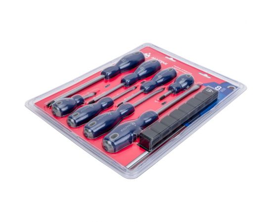 Набор отвёрток с держателем 8шт МАСТАК 04-8RB 