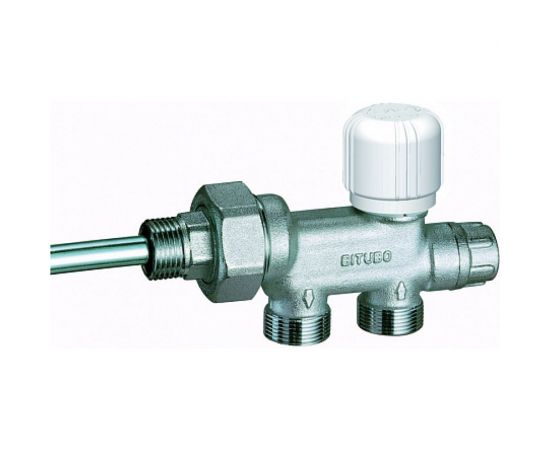 Терморегулирующий узел нижнего подкл FAR отводы М24х19, к радиатору 1/2"" FV 1430 C12 