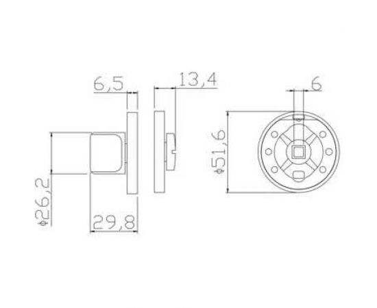Завёртка сантехническая ADDEN BAU WC SR-003 NICKEL 940002023019 – изображение 2