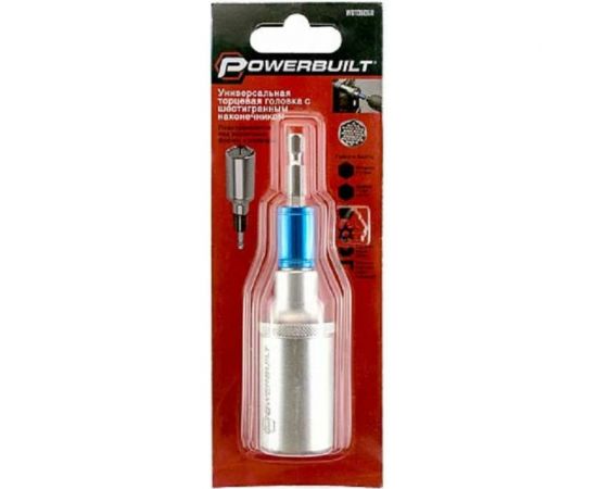 Головка торцевая универсальная Powerbuilt 9-21 мм, 1/4"" TORGWIN WBT0606R – изображение 2