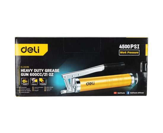 Рычажно-плунжерный шприц DELI DL2601B 600мл 98411 – изображение 8