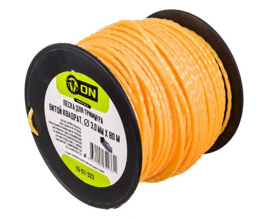 Леска для триммера Витой квадрат (3.0 мм; 80 м) ON 15-01-333 