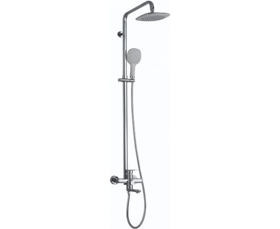 Душевая стойка со смесителем G-lauf тропический душ, хром NOB16-A128 