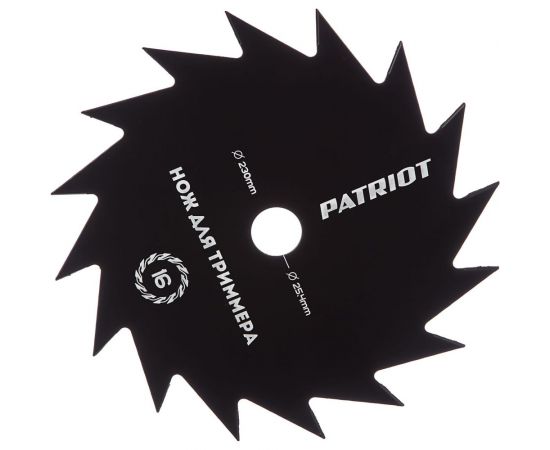 Нож TBS-16 (230 мм; 25.4 мм) для триммеров PATRIOT 809115215 