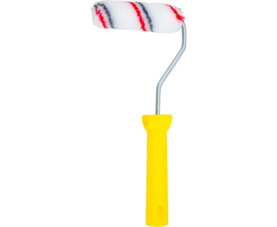 Мини-валик РемоКолор малярный с рукояткой Мультиколор, ось 6мм, D15мм, 100мм, 06-1-611 