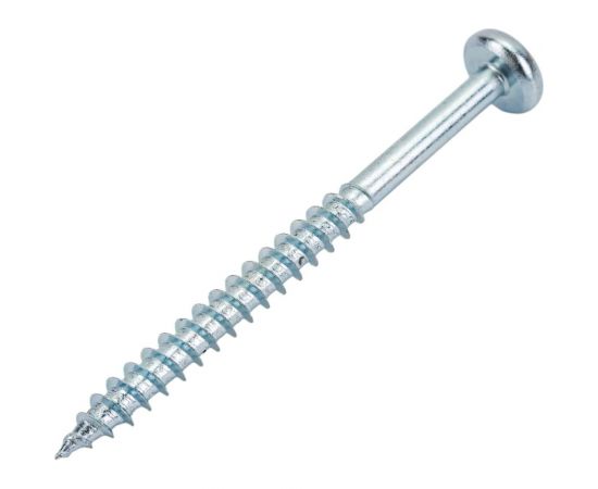 Универсальный шуруп ЕВРОПАРТНЕР multi, полукруглая головка, tx25, zn, 5,0x60 мм, 10 шт. Т6 0145 7 – изображение 4