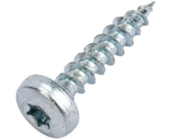 Универсальный шуруп ЕВРОПАРТНЕР multi, полукруглая головка, tx15, zn, 4,0x20 мм, 25 шт. Т6 1562 1 – изображение 3