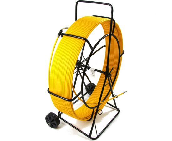 Протяжка для кабеля мини OlmiOn УЗК d=11 мм L=250 м на тележке, желтый СП-Т1-11/250 