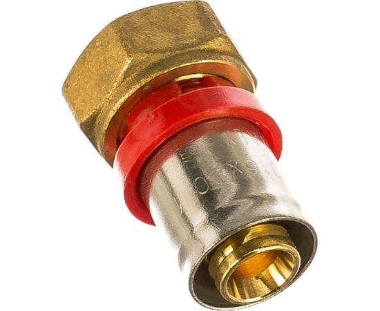 Муфта пресс-В TIEMME с накидной гайкой, плоская прокладка, 16x1/2"" 1650034 