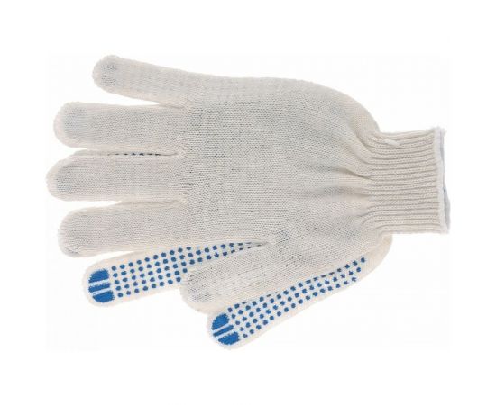 Трикотажные перчатки Россия ПВХ-покрытие Точка, 10 класс 67785 