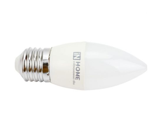 Светодиодная лампа IN HOME LED-СВЕЧА-VC 6Вт 230В Е27 6500К 540Лм 4690612030357 