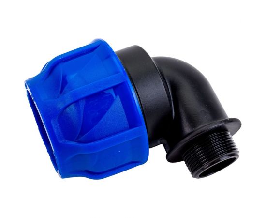 Компрессионный отвод VALFEX ПНД, с наружной резьбой, 63x1 1/4"" 1210012463114 