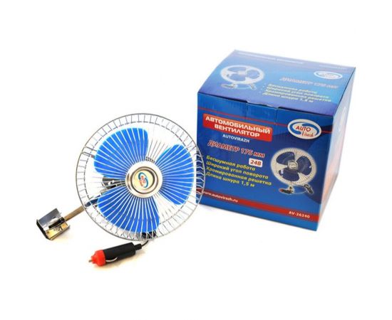 Вращающийся вентилятор на кронштейне AUTOVIRAZH 6 24 V AV-26240 