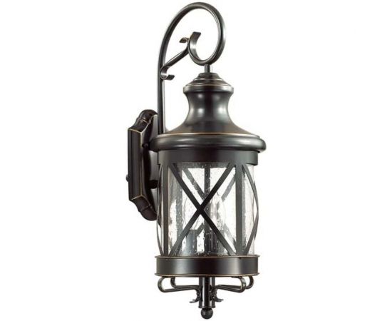 Уличный настенный светильник ODEON LIGHT, стекло E14 3х60W SATION 4045/3W 