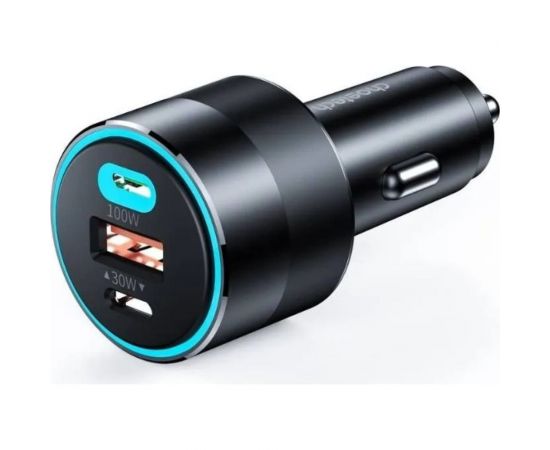 Зарядное автомобильное устройство Choetech 130 Вт, USB A QC3.0 + 2xUSB, C PD3.0 TC0011-BK 