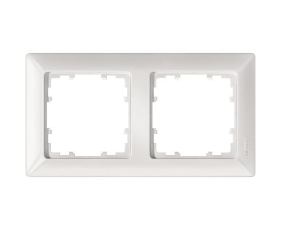 Двухместная рамка Siemens DELTA LINE белый 5TG25520 