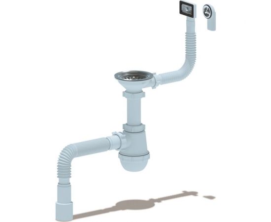Сифон для кухонной мойки АНИ пласт ""Грот"", 3 1/2""х40 A0145DIY 