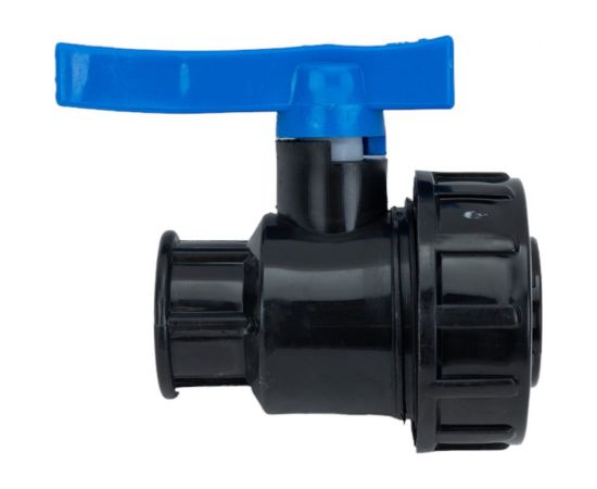 Шаровой компрессионный кран ПОЛИТЭК ВР/ВР 1/2x1/2 ТПК-АКВА, 551221212 