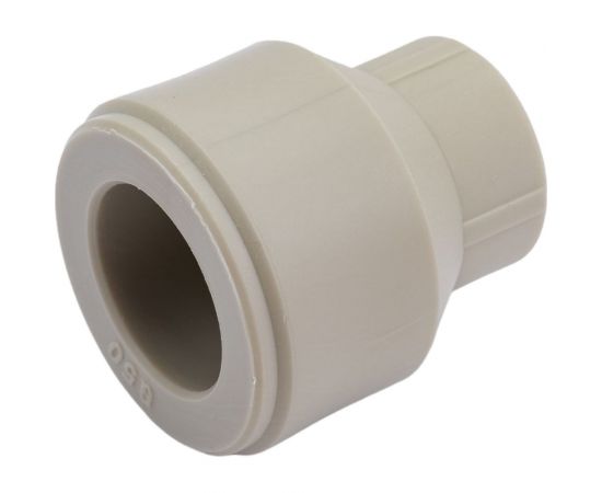 Переходная муфта VALFEX PP-R серая Дн50х25 вн/нр пайка 10005025Г 127-0395 