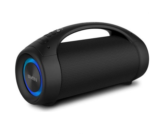 Портативная колонка SVEN АС PS-370 черная, 40 Вт, Waterproof (IPx5), TWS, Bluetooth, FM, USB, microSD, 3600 мА*ч SV-020408 – изображение 15