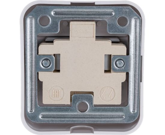 2-клавишный выключатель Schneider Electric открытой проводки Прима 6А IP20 белый A56-029M-BI – изображение 4