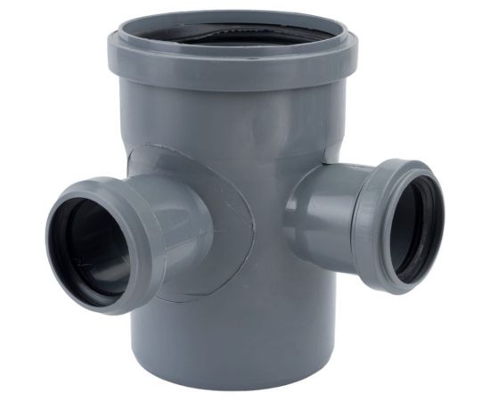 Крестовина ПОЛИТЭК двухплоскостная, 110х50х50/87.5 градусов 60155090 – изображение 5