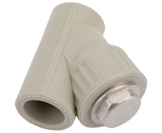 Сетчатый фильтр VALFEX PP-R Дн 25х45°, серый 10141025Г 036-0608 – изображение 3