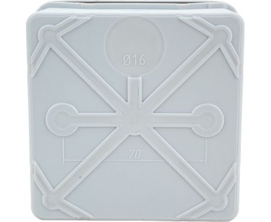 Распаячная коробка IEK км42455 о/п 100x100x50мм ip67 8 вв. серая UKO21-100-100-050-K41-66 – изображение 3