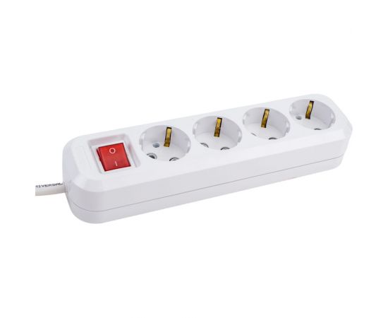 Удлинитель UNIVersal s-304а пвс 3/1,5 4гн. с заземлением, с выключателем, длина 3м (еврослот) 1734 – изображение 3