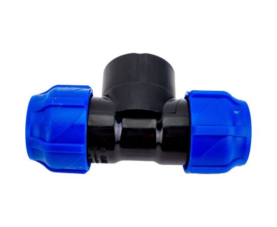 Компрессионный переходной тройник VALFEX ПНД, с внутренней резьбой, 32-1 1/4""-32 1210013211432 – изображение 2