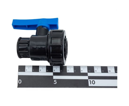 Шаровой компрессионный кран ПОЛИТЭК ВР/ВР 1/2x1/2 ТПК-АКВА, 551221212 – изображение 2