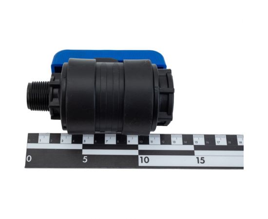 Компрессионный шаровой кран VALFEX ПНД НР/ВН резьба разборный 3/4"- 1"Ду26 1210026034100 – изображение 2