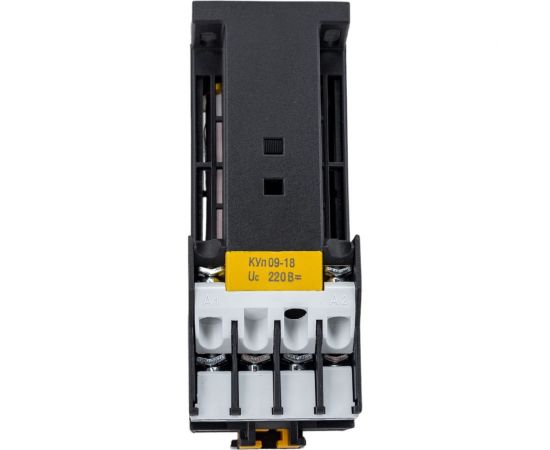 Контактор IEK КМИп-11810, 18А, 220В/АС3, 1НО, ИЭК, KMD11-018-220-10 – изображение 3