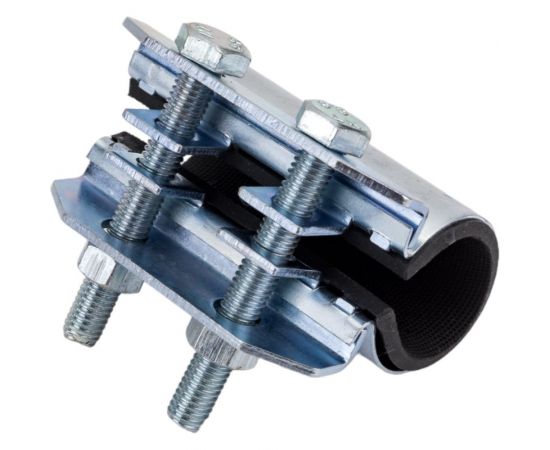 Ремонтный хомут СВК оцинкованный, ""краб"", 3/4"" (ду 20); дн 25-29; ширина 70 мм SVK-FRC020 – изображение 3