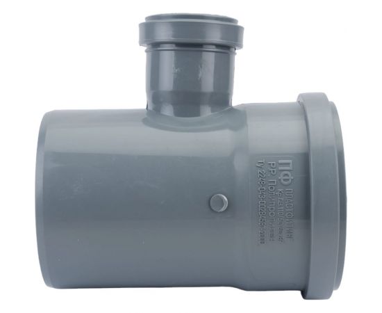 Крестовина ПОЛИТЭК двухплоскостная, 110х50х50/87.5 градусов 60155090 – изображение 2