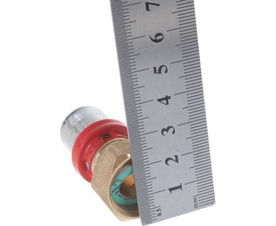 Муфта пресс-В TIEMME с накидной гайкой, плоская прокладка, 16x1/2"" 1650034 – изображение 2