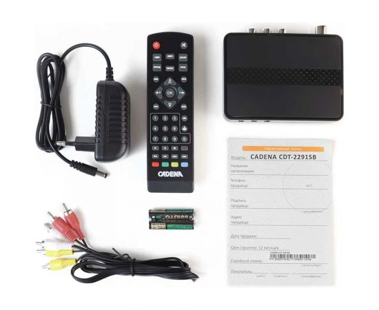 Цифровой эфирный приемник CADENA CDT-2291SB – изображение 2