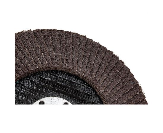 Круг лепестковый торцевой КЛТ1 Мастер (10 шт; 125х22.2 мм; P80) BOHRER 51212508 – изображение 2