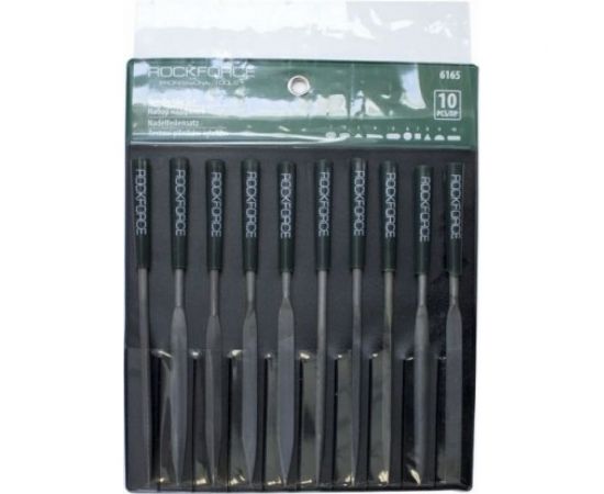 Набор надфилей Rockforce L-180 мм, 5 мм, 10 предметов RF-6165 