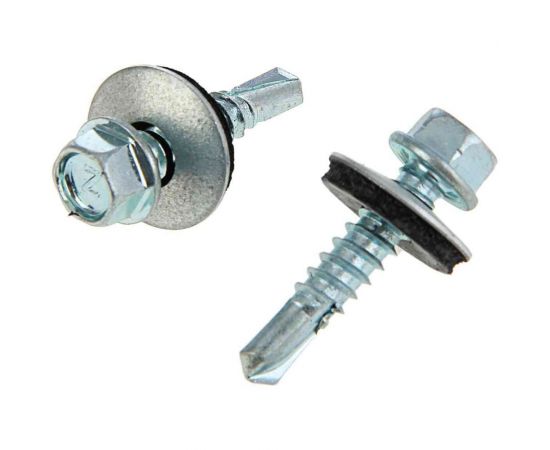 Кровельные саморзы Tech-Krep 4,8х28 оцинк с буром 5 кг коробка 140556 