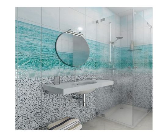 Панель ПВХ КронаПласт Unique океан фон, 1 шт. 00-00055153 