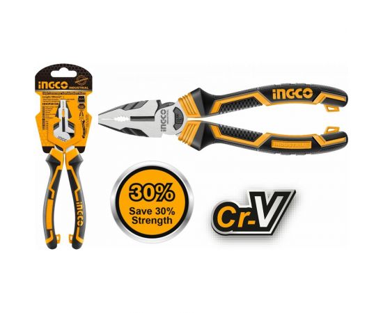 Комбинированные плоскогубцы INGCO 200мм INDUSTRIAL HHCP28200 