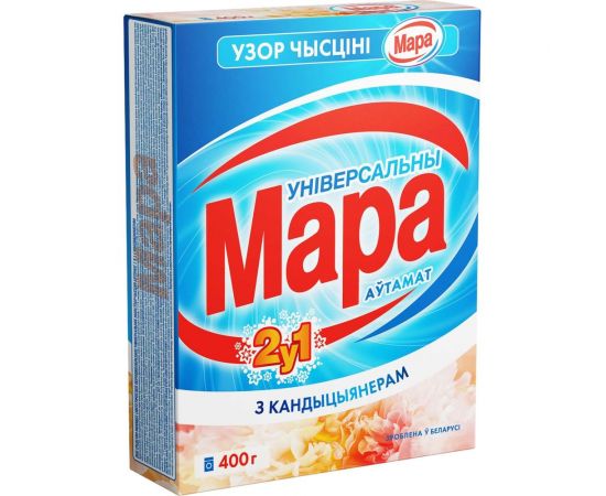 Стиральный порошок автомат Сонца 400г Мара Узор универсальное 2в1 с кондиционером 86599 