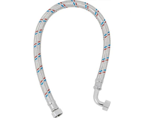 Подводка для воды ДТРД 60 см 1/2" г/г угл 6012ГГУ 