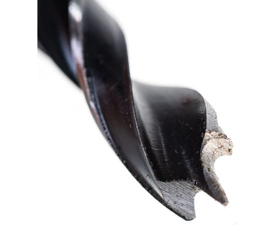 Сверло спиральное по дереву М-образная заточка (8х71х110 мм; сталь 45) Uragan 29419-110-08 – изображение 4